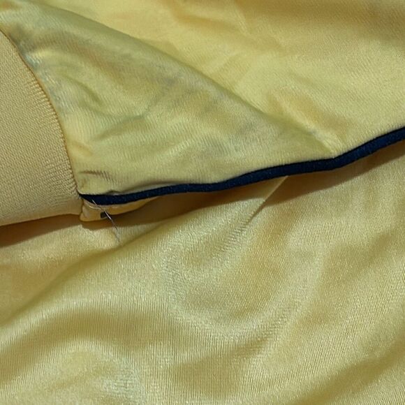 Kappa 6 Youth Sneek Man Track Stripe Logo Joggers Sweatpants Yellow Streetwear - Picture 12 of 13